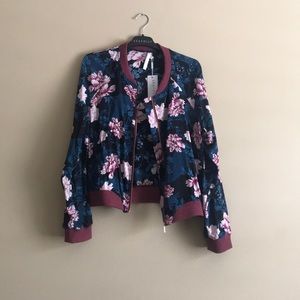 Seafolly Moonflower Bomber Jacket size M
